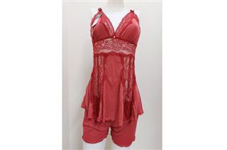 Short Doll Plume Renda Izadora Rubi