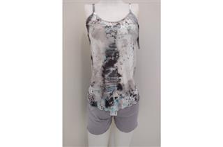 Short Doll Plume Tie-Dye Sky